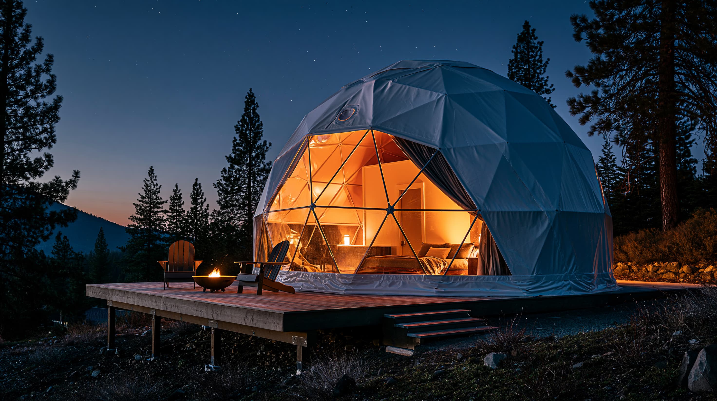 Stargazing Domes — Exterior View