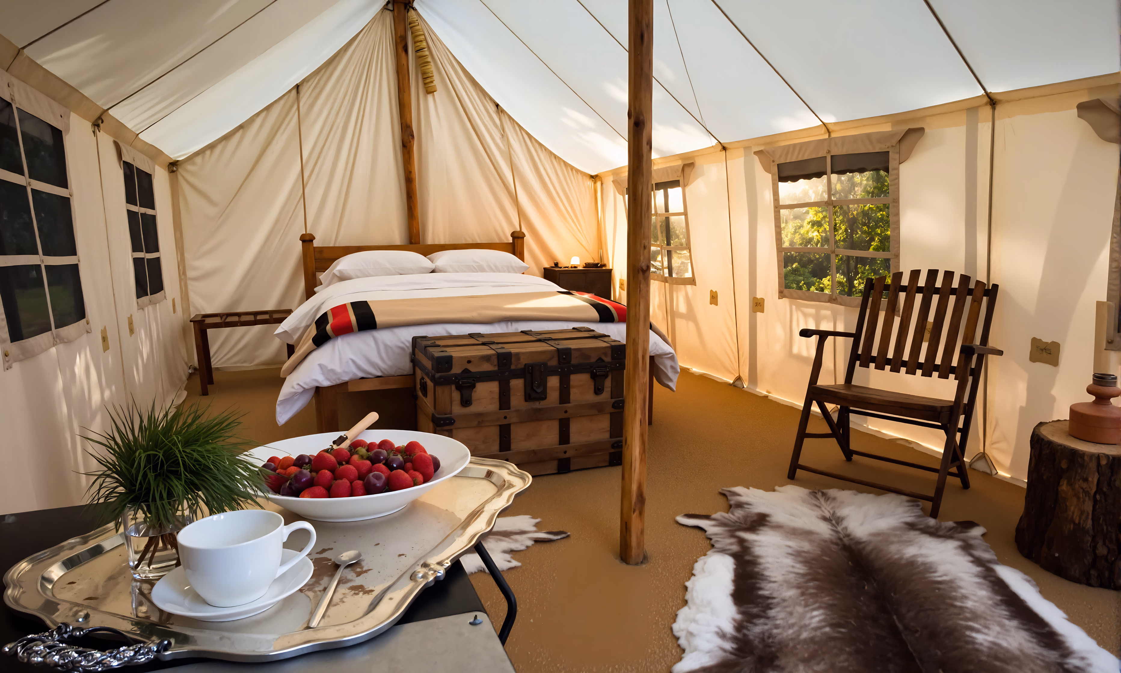 Glamping Tents — Interior View